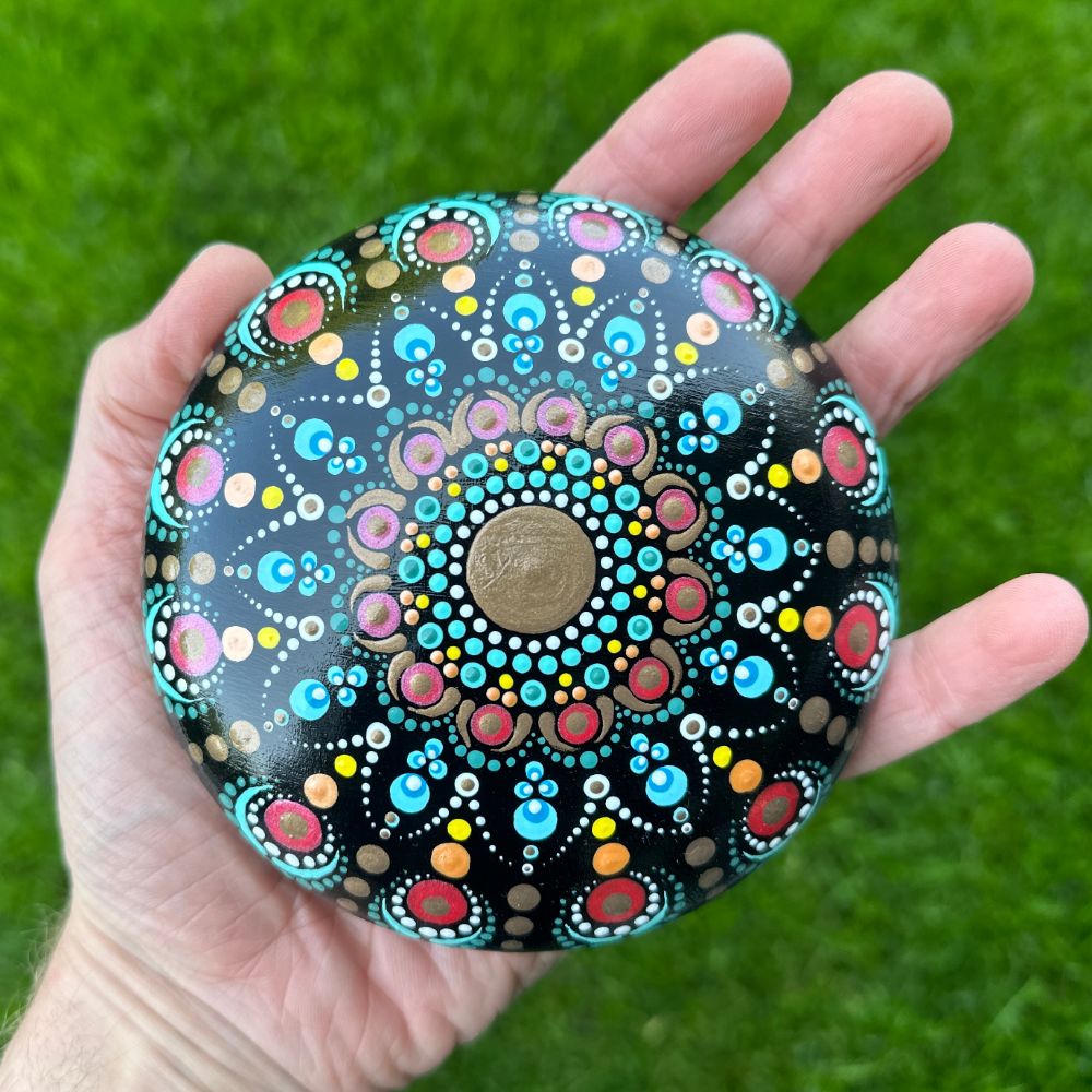 Mandala Stein